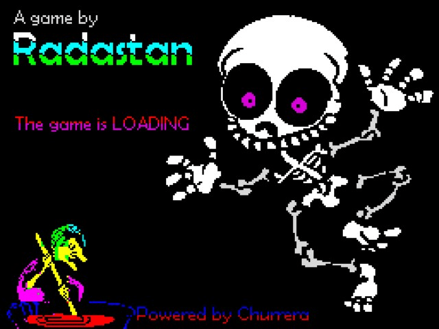 Nightmare title screen for ZX Spectrum